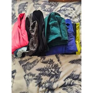 Bundle of 6 athletic bottoms one jumpsuit size small